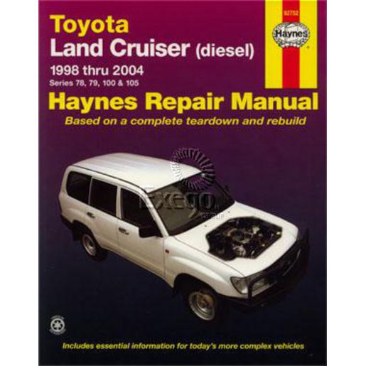 Toyota Landcruiser Petrol and Diesel 78 79 100 105 series repair manual